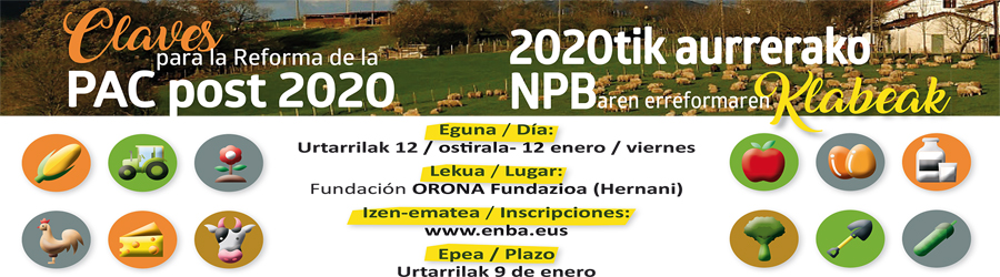 Claves para la reforma de la PAC post 2020 Claves para la reforma de la PAC post 2020